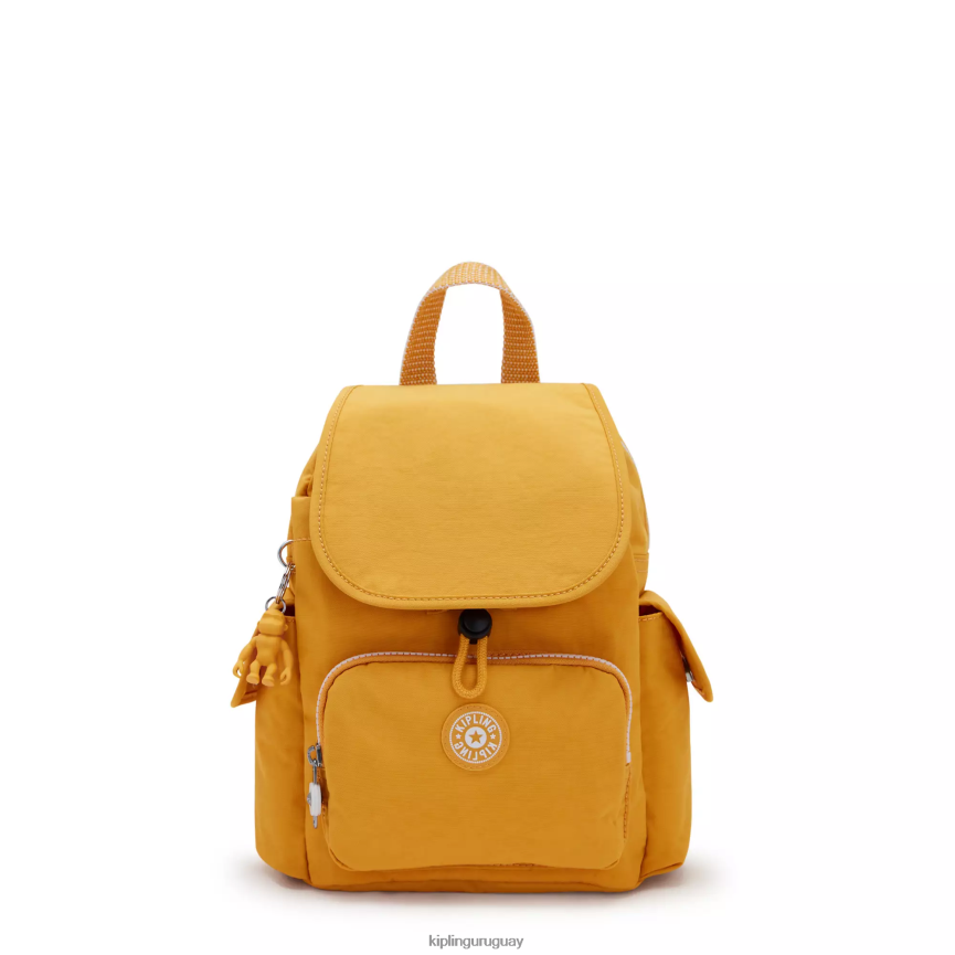 Kipling minimochila city pack H44NB411 amarillo rapido mujer minibolsos