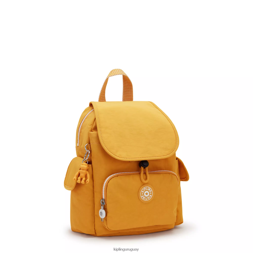 Kipling minimochila city pack H44NB411 amarillo rapido mujer minibolsos