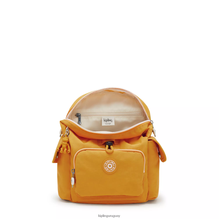 Kipling minimochila city pack H44NB411 amarillo rapido mujer minibolsos