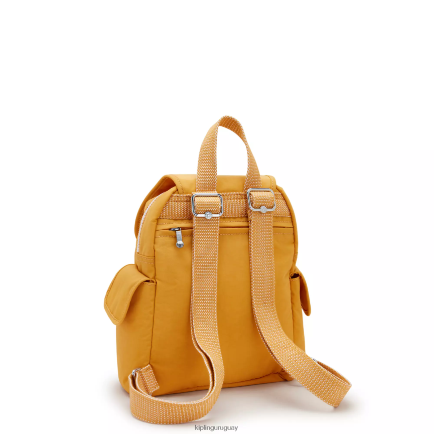 Kipling minimochila city pack H44NB411 amarillo rapido mujer minibolsos
