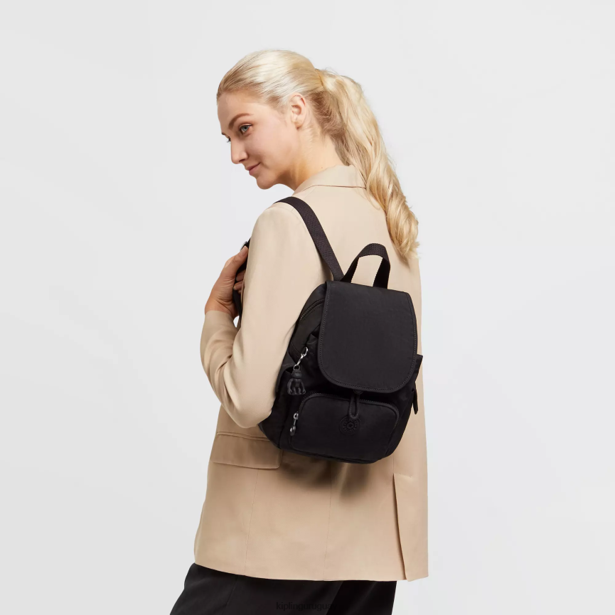 Kipling minimochila city pack H44NB412 negro negro mujer minibolsos