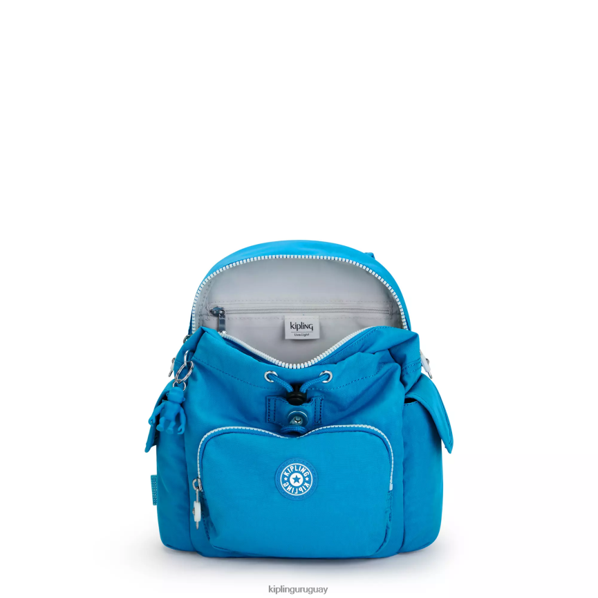Kipling minimochila city pack H44NB414 azul ansioso mujer minibolsos