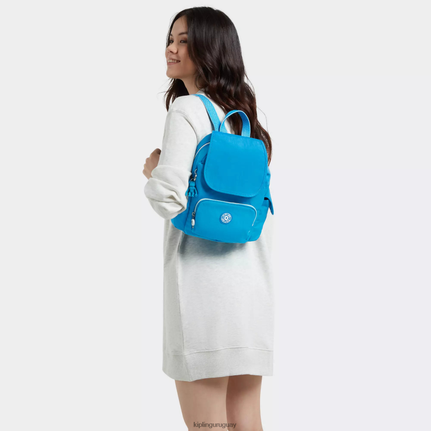 Kipling minimochila city pack H44NB414 azul ansioso mujer minibolsos