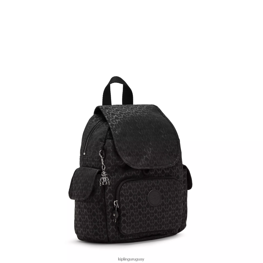 Kipling mochila city pack mini estampada H44NB396 firma en relieve mujer minibolsos