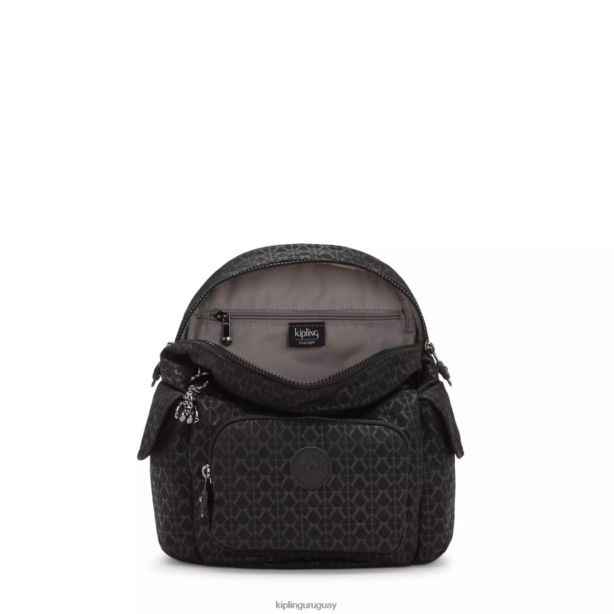 Kipling mochila city pack mini estampada H44NB396 firma en relieve mujer minibolsos