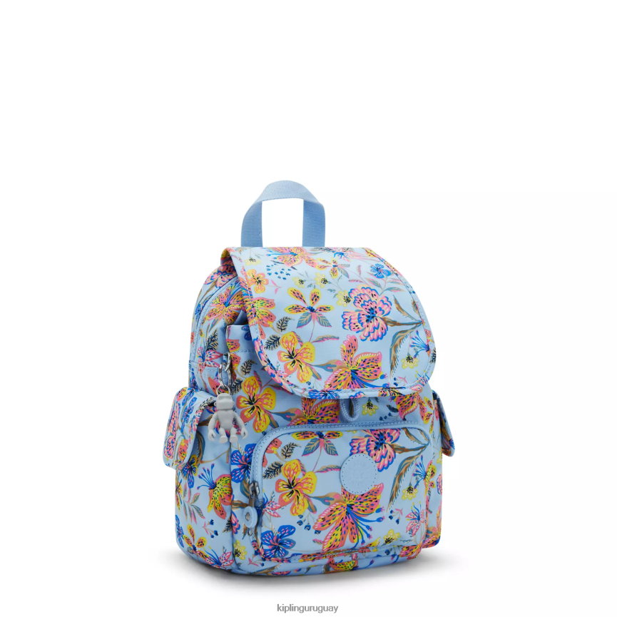 Kipling mochila city pack mini estampada H44NB499 flores silvestres mujer minibolsos