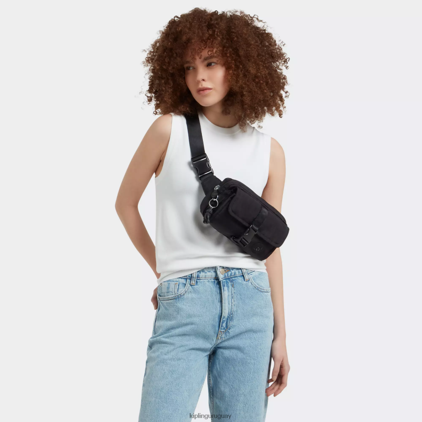 Kipling riñonera izzet H44NB35 negro mujer paquete de cintura