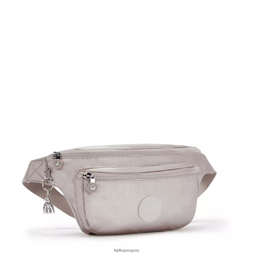 Kipling riñonera metalizada extra grande yasemina H44NB285 resplandor metalico mujer paquete de cintura
