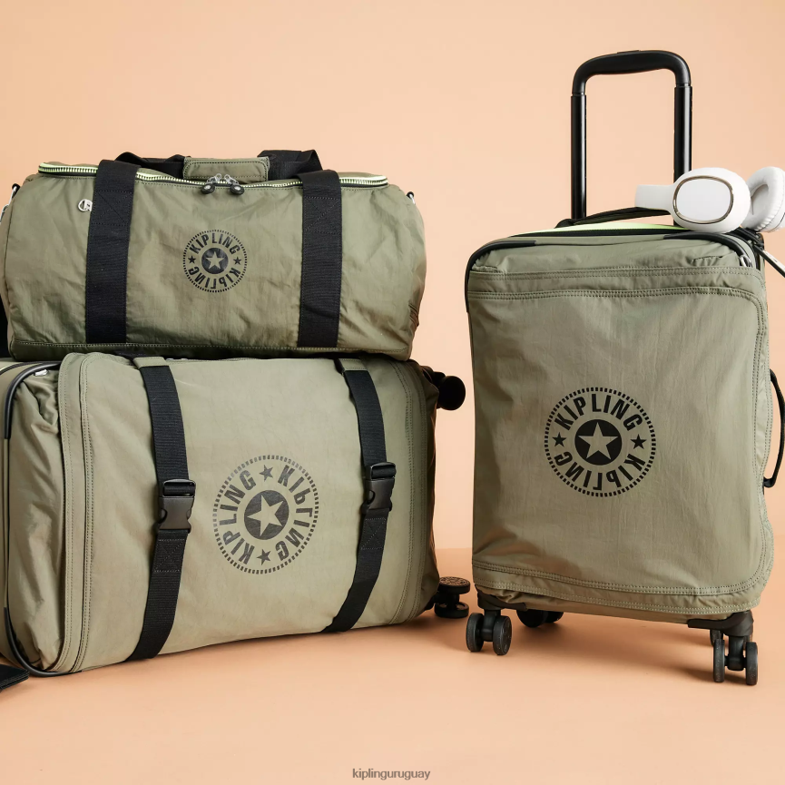 Kipling bolsa de viaje pequeña argus H44NB328 musgo fuerte mujer Bolsas de viaje