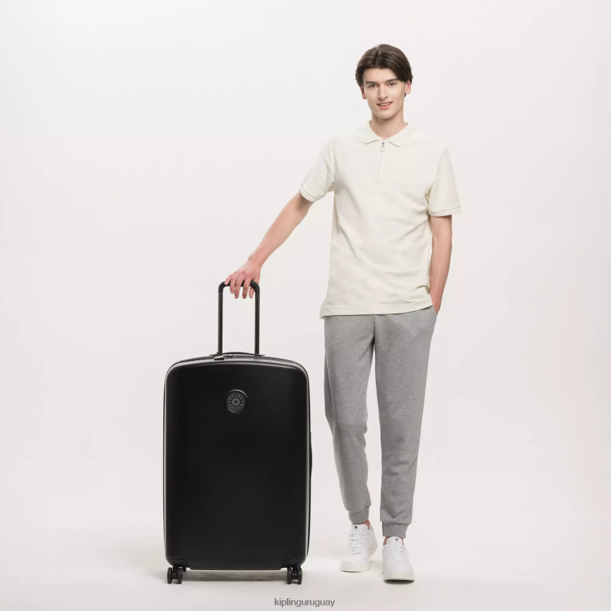 Kipling Curiosidad maleta grande con ruedas de 4 ruedas H44NB524 negro negro mujer equipaje rodante