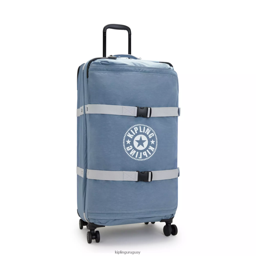 Kipling equipaje rodante grande espontáneo H44NB521 cepillo azul c mujer equipaje rodante