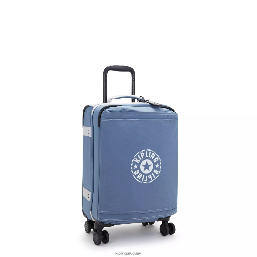 Kipling pequeño equipaje rodante espontáneo H44NB507 cepillo azul c mujer equipaje rodante
