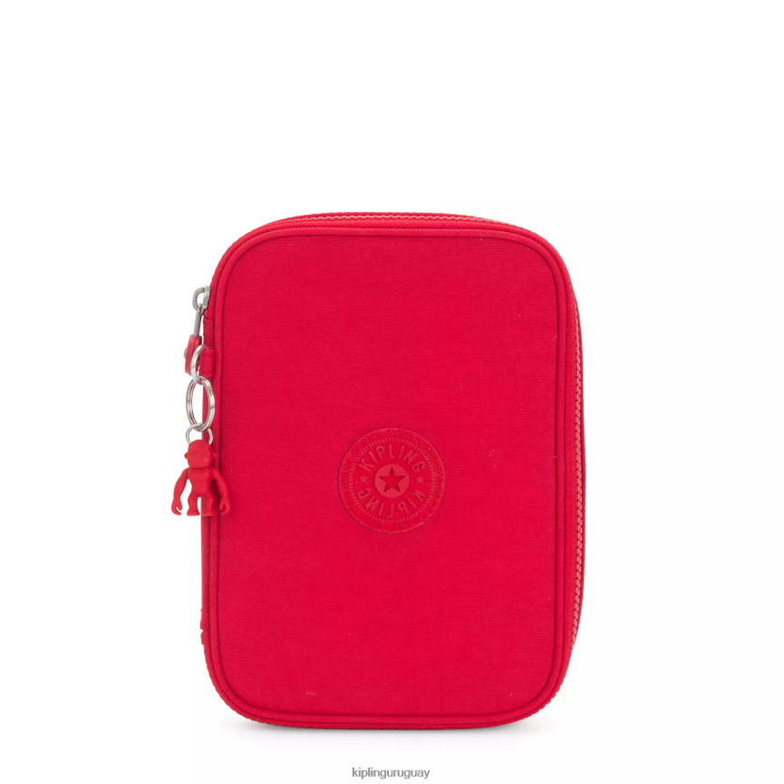 Kipling Estuche 100 bolígrafos H44NB575 colorete rojo mujer bolígrafos y estuches