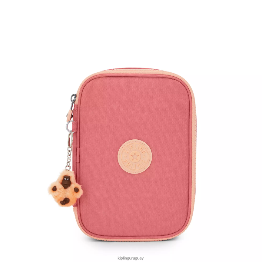 Kipling Estuche 100 bolígrafos H44NB576 rosa alegre mujer bolígrafos y estuches