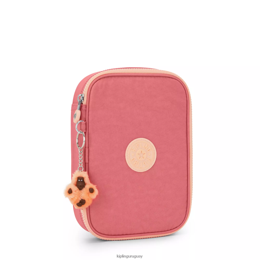 Kipling Estuche 100 bolígrafos H44NB576 rosa alegre mujer bolígrafos y estuches