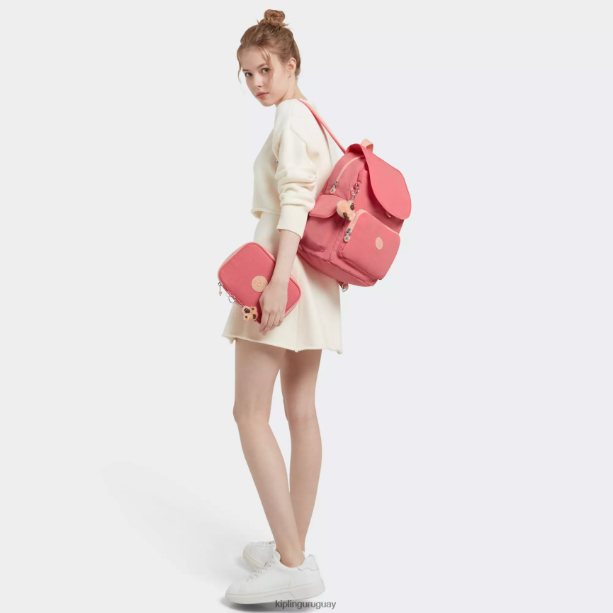 Kipling Estuche 100 bolígrafos H44NB576 rosa alegre mujer bolígrafos y estuches