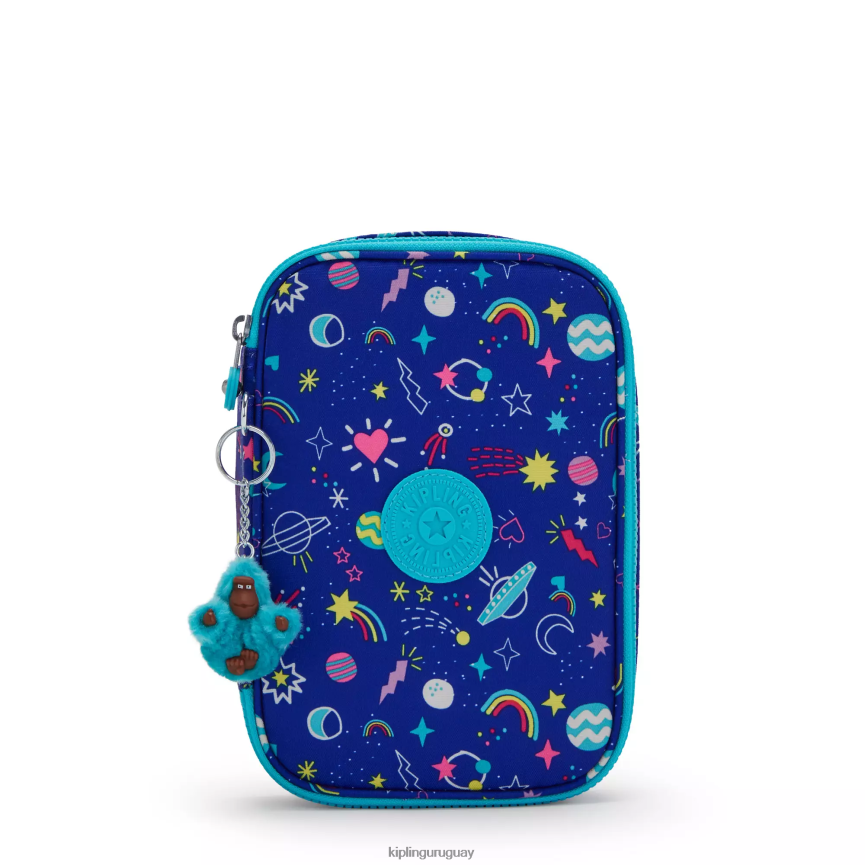 Kipling Estuche 100 bolígrafos estampado H44NB586 trucos de galaxias mujer bolígrafos y estuches