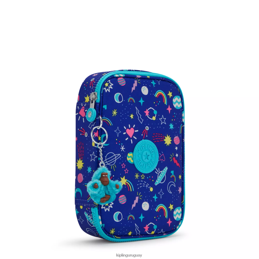 Kipling Estuche 100 bolígrafos estampado H44NB586 trucos de galaxias mujer bolígrafos y estuches