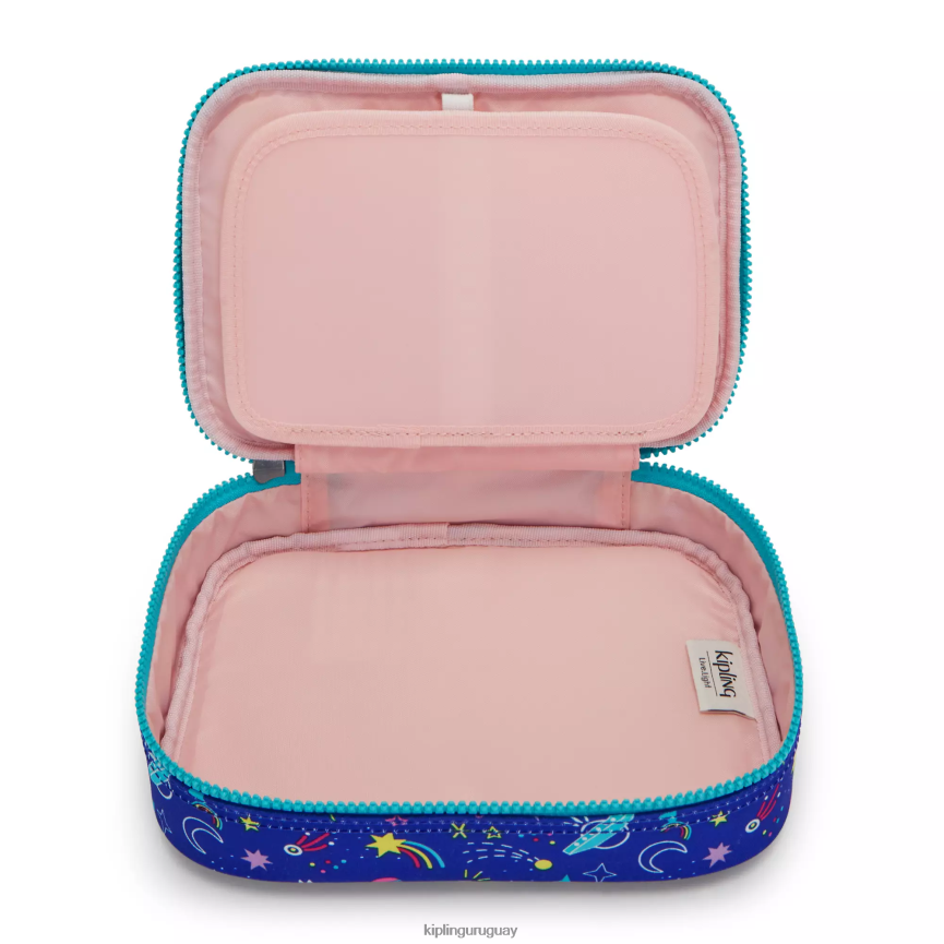 Kipling Estuche 100 bolígrafos estampado H44NB586 trucos de galaxias mujer bolígrafos y estuches