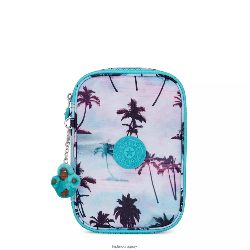 Kipling Estuche 100 bolígrafos estampado H44NB588 impresión de la palma de la sombra mujer bolígrafos y estuches