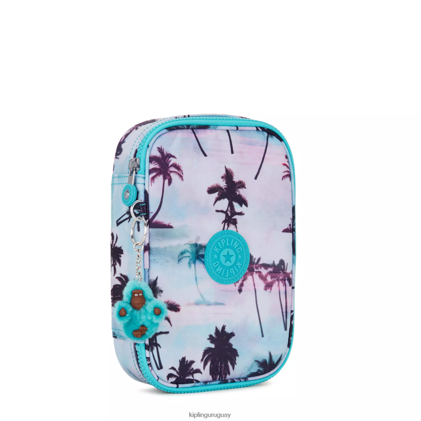 Kipling Estuche 100 bolígrafos estampado H44NB588 impresión de la palma de la sombra mujer bolígrafos y estuches