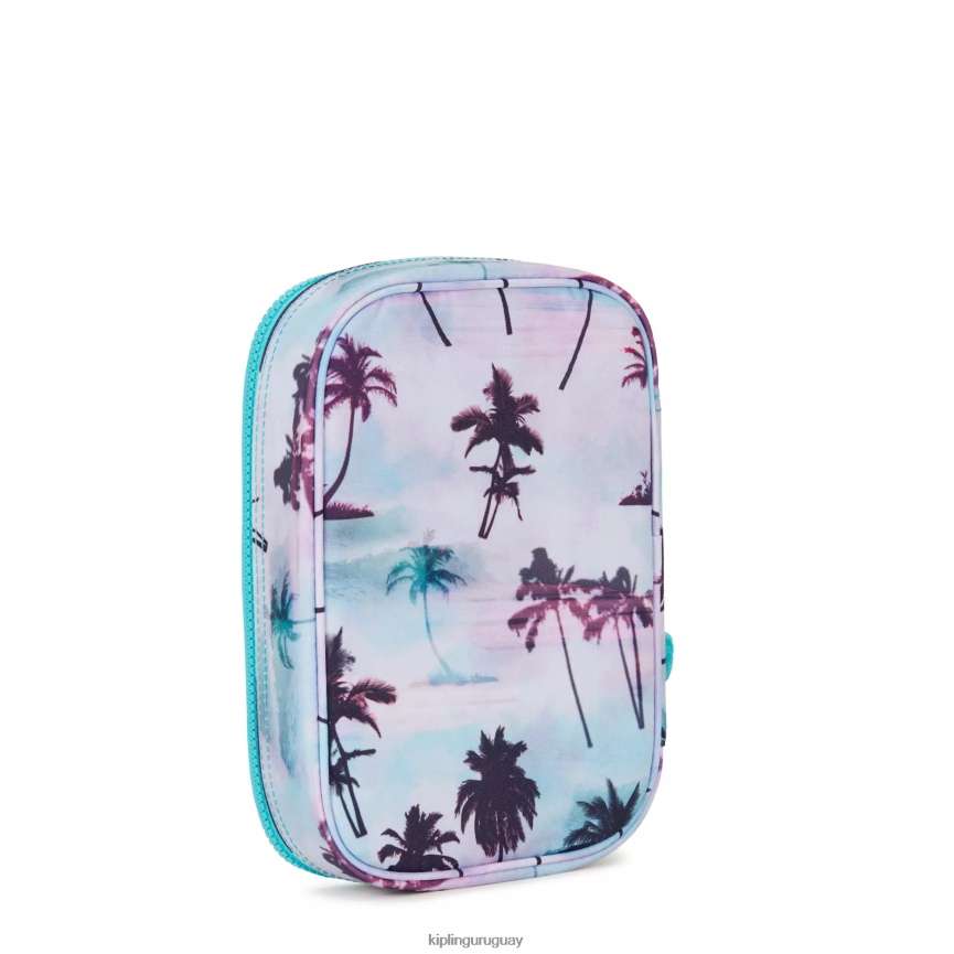 Kipling Estuche 100 bolígrafos estampado H44NB588 impresión de la palma de la sombra mujer bolígrafos y estuches