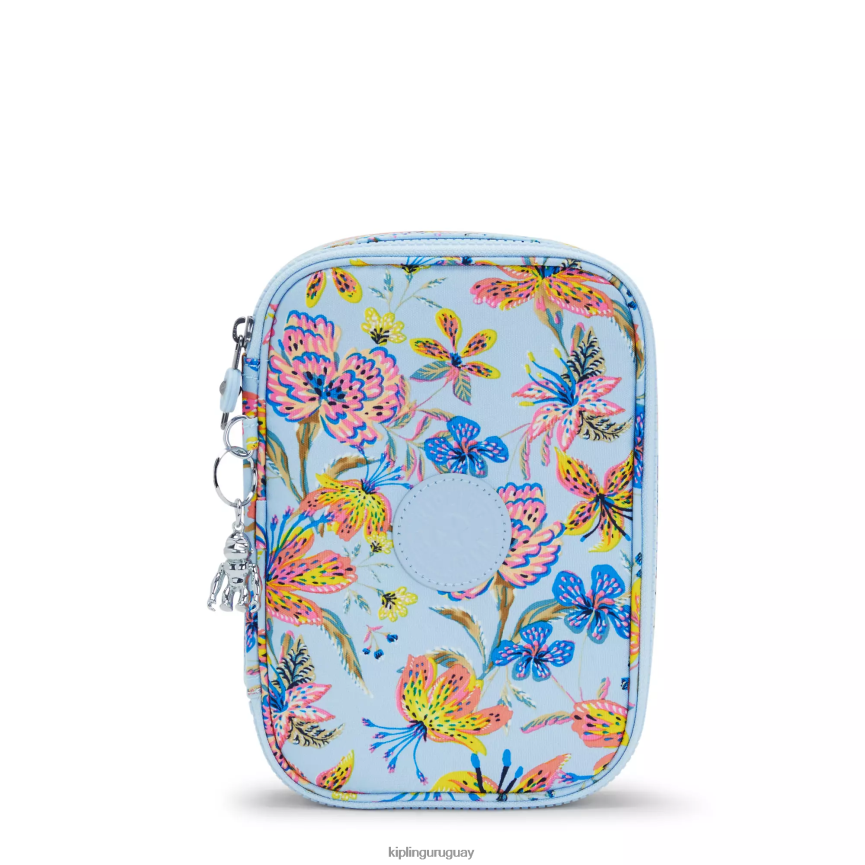Kipling Estuche 100 bolígrafos estampado H44NB592 flores silvestres mujer bolígrafos y estuches