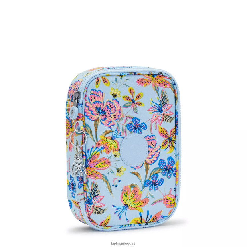 Kipling Estuche 100 bolígrafos estampado H44NB592 flores silvestres mujer bolígrafos y estuches