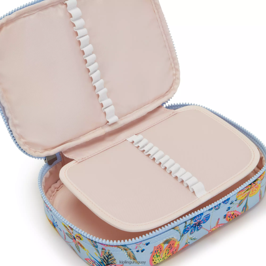 Kipling Estuche 100 bolígrafos estampado H44NB592 flores silvestres mujer bolígrafos y estuches