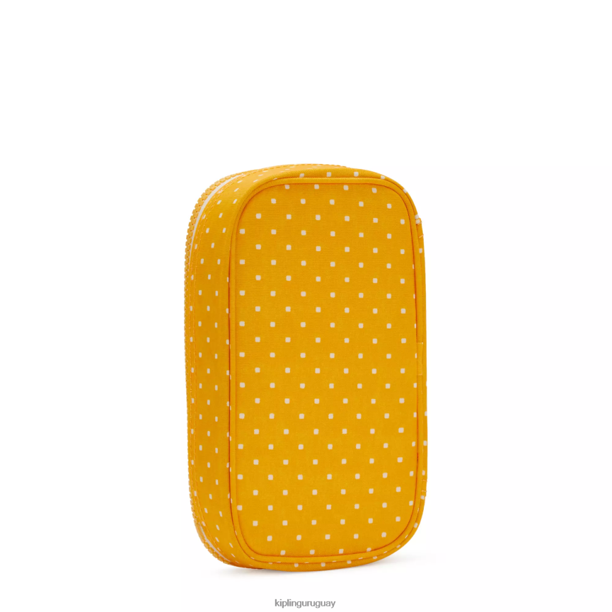 Kipling Estuche 50 bolígrafos estampado H44NB594 punto suave amarillo mujer bolígrafos y estuches