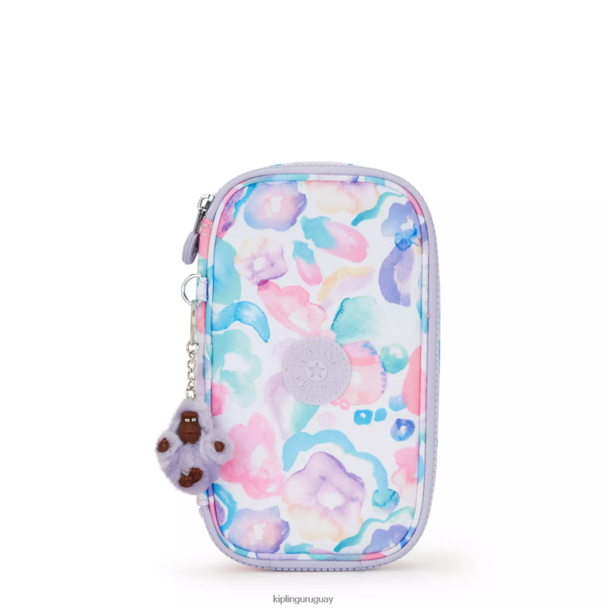 Kipling Estuche 50 bolígrafos estampado H44NB595 flores de agua mujer bolígrafos y estuches