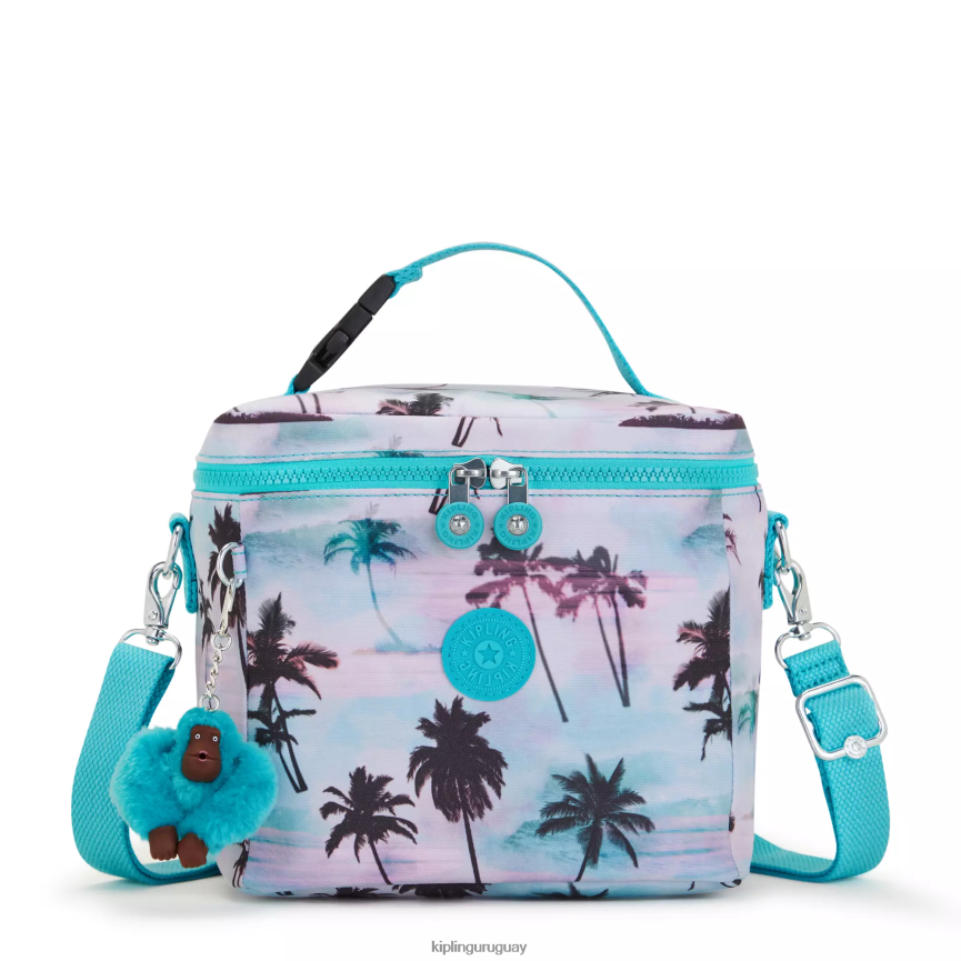 Kipling bolsa de almuerzo con estampado graham H44NB623 impresión de la palma de la sombra mujer bolsas de almuerzo