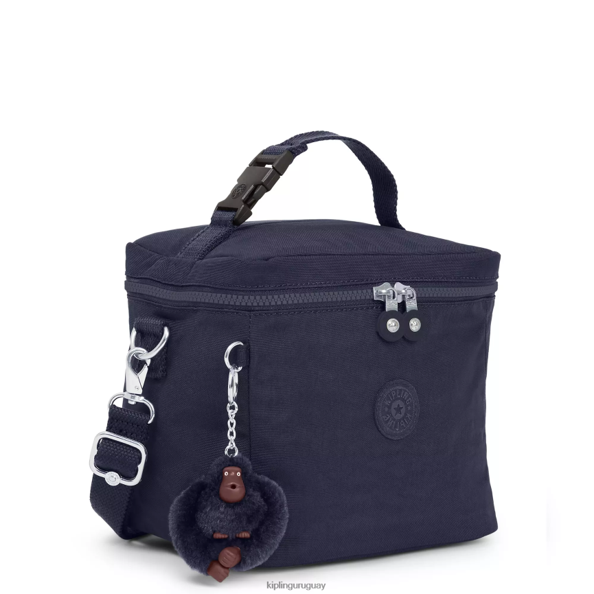 Kipling bolsa de almuerzo graham H44NB651 verdadero tono azul mujer bolsas de almuerzo