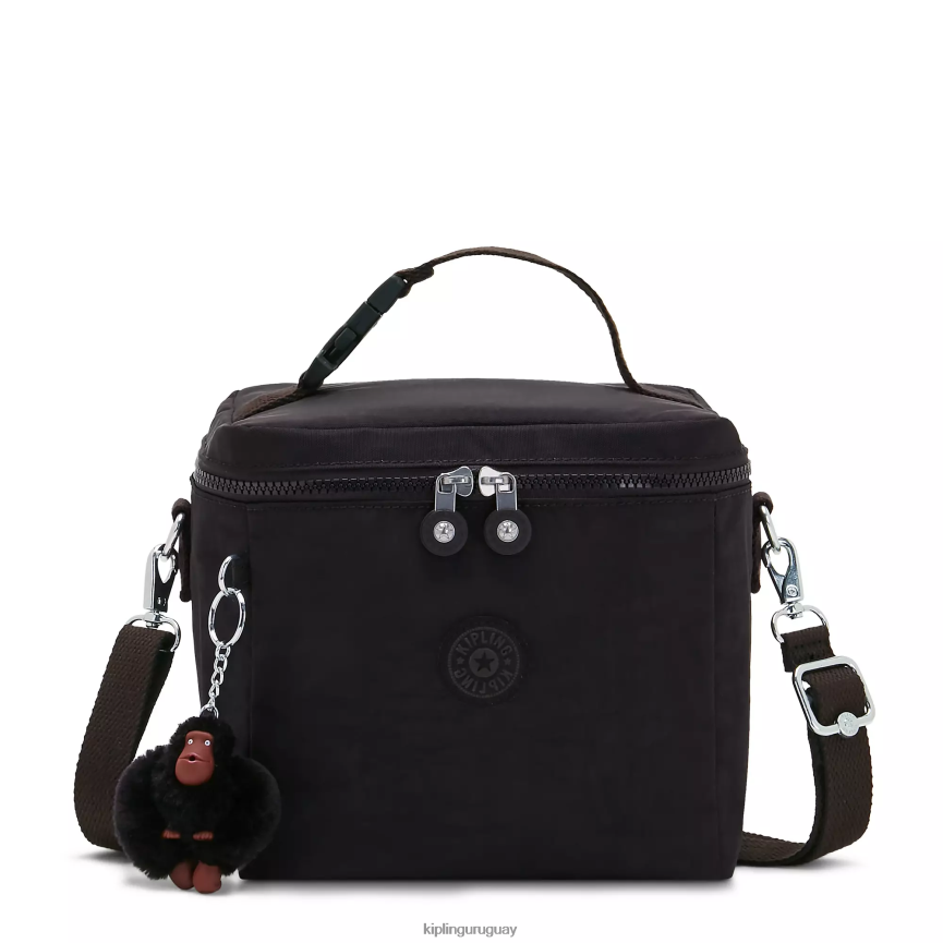 Kipling bolsa de almuerzo graham H44NB652 verdadero negro mujer bolsas de almuerzo