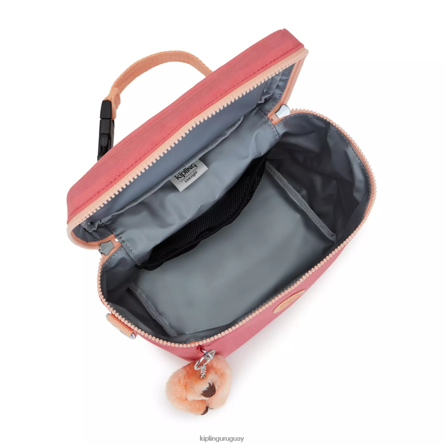 Kipling bolsa de almuerzo graham H44NB653 rosa alegre mujer bolsas de almuerzo