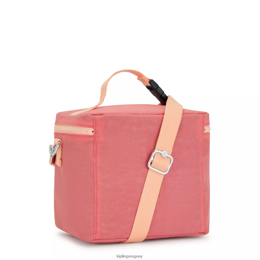 Kipling bolsa de almuerzo graham H44NB653 rosa alegre mujer bolsas de almuerzo