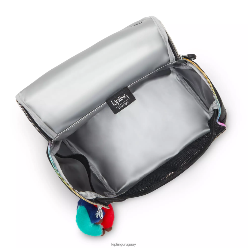 Kipling bolsa de almuerzo kichirou H44NB656 arco iris verdaderamente negro mujer bolsas de almuerzo