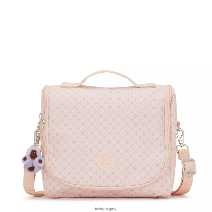 Kipling nueva bolsa de almuerzo con estampado de kichirou H44NB640 azulejo femenino mujer bolsas de almuerzo