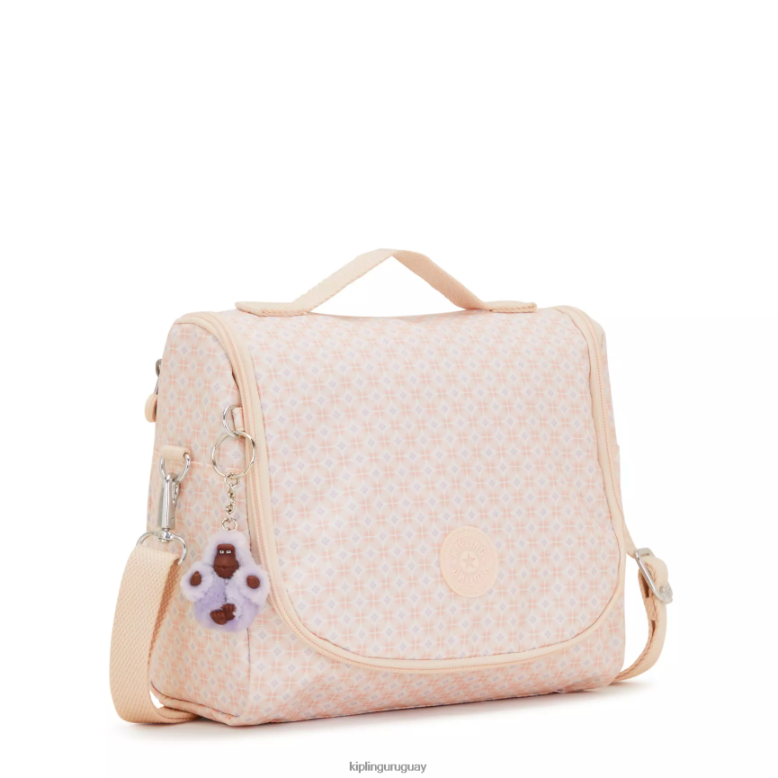 Kipling nueva bolsa de almuerzo con estampado de kichirou H44NB640 azulejo femenino mujer bolsas de almuerzo