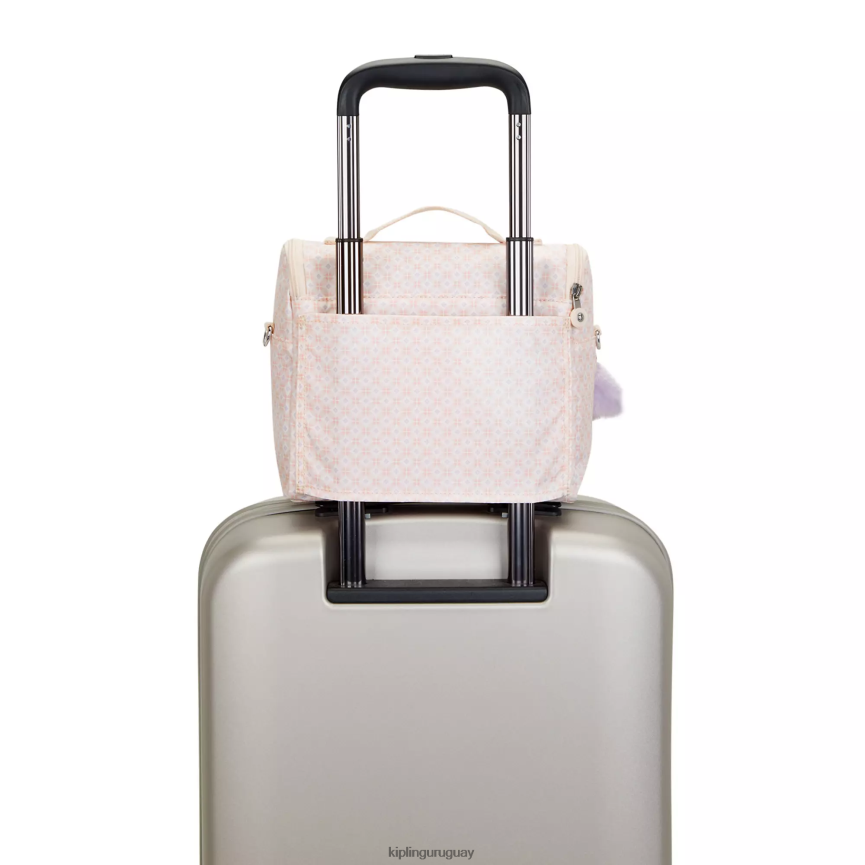 Kipling nueva bolsa de almuerzo con estampado de kichirou H44NB640 azulejo femenino mujer bolsas de almuerzo