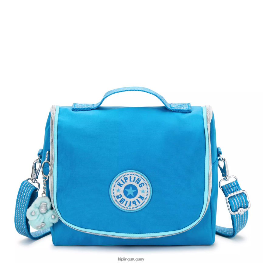 Kipling nueva bolsa de almuerzo kichirou H44NB647 ansiosa diversión azul mujer bolsas de almuerzo