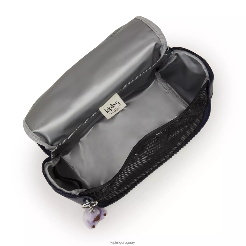 Kipling nueva bolsa de almuerzo metálica kichirou H44NB654 almirante azul mujer bolsas de almuerzo