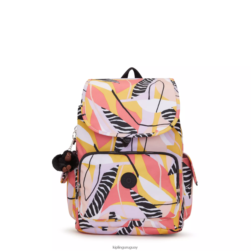 Kipling mochila con estampado city pack H44NB339 licencia abstracta mujer mochilas de moda