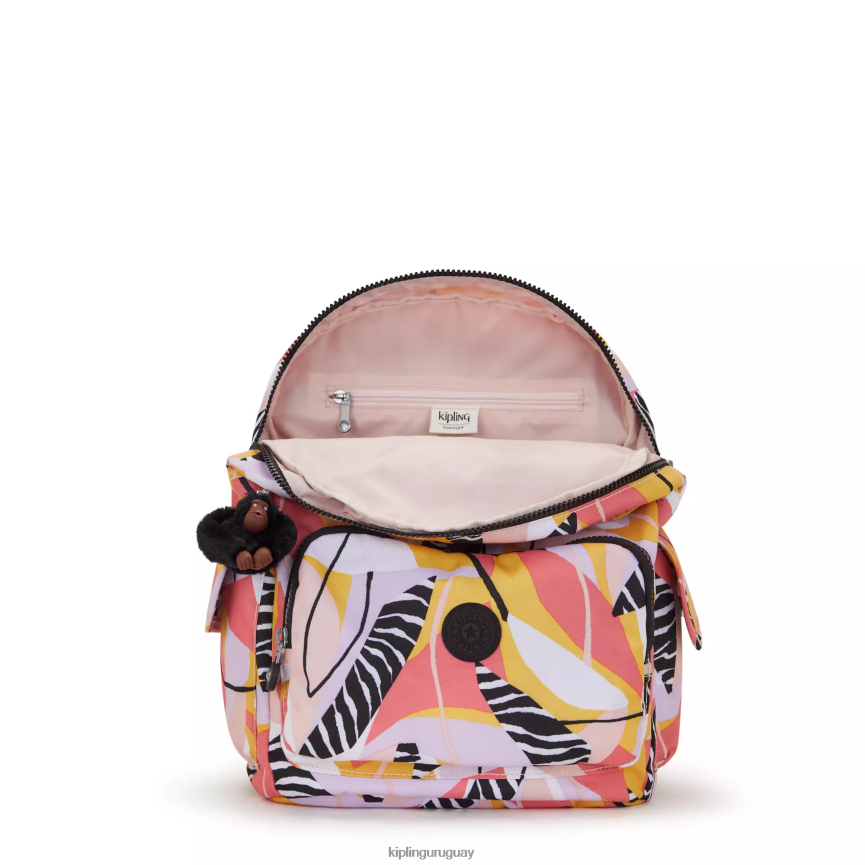 Kipling mochila con estampado city pack H44NB339 licencia abstracta mujer mochilas de moda
