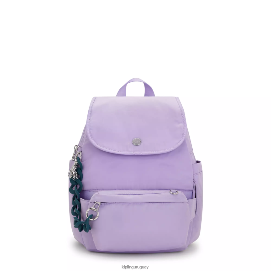 Kipling mochila convertible pequeña victoria tang city pack H44NB361 vt hielo lavanda mujer mochilas de moda
