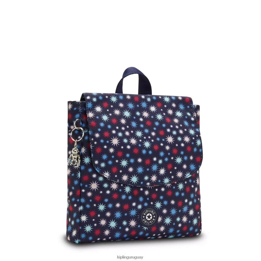 Kipling mochila pequeña con estampado de dannie H44NB390 estrellas funky mujer mochilas de moda