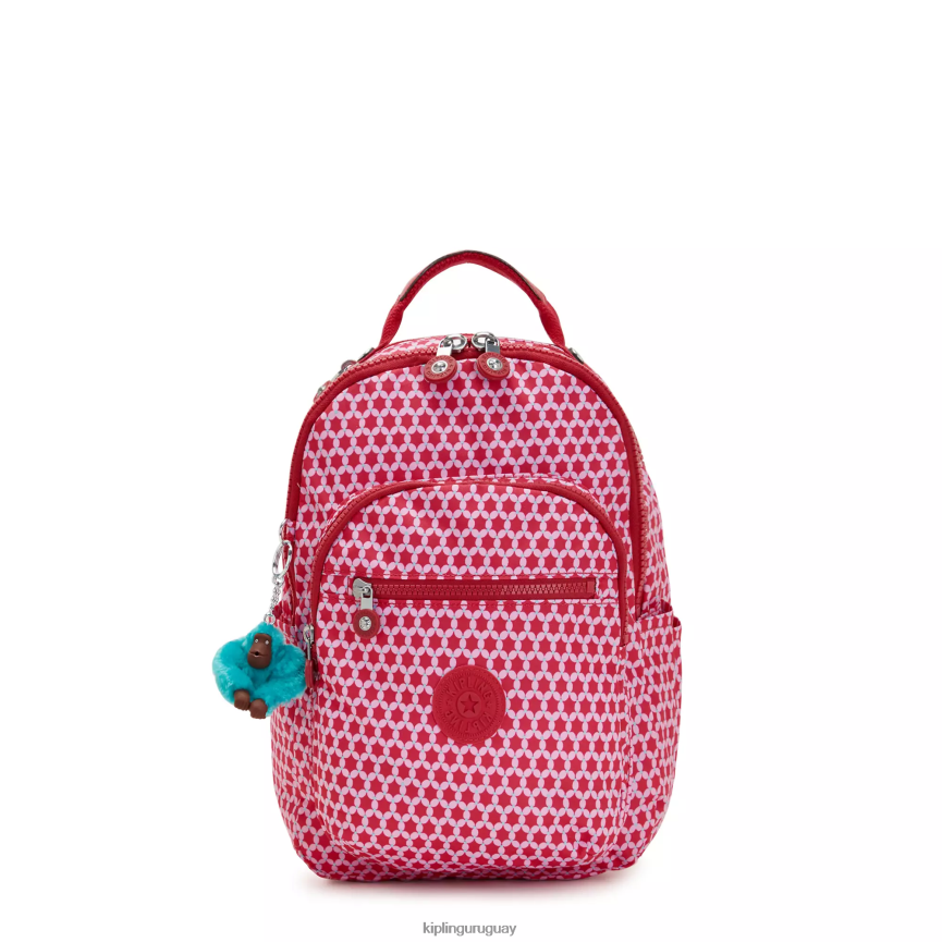 Kipling mochila pequeña con estampado de tablet seoul H44NB347 punto estrellado mujer mochilas de moda