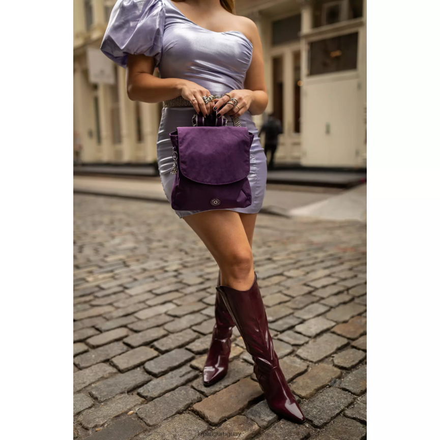 Kipling mochila pequeña dannie metalizada H44NB391 encanto de oro metálico mujer mochilas de moda