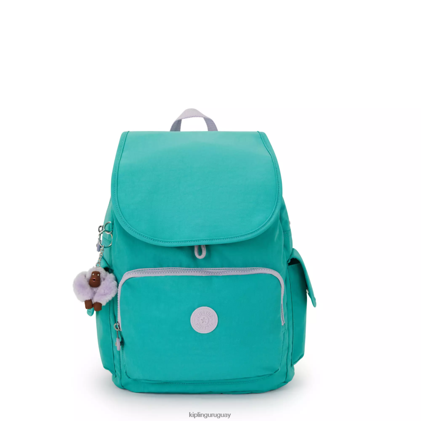 Kipling mochila urbana H44NB350 surfista verde mujer mochilas de moda
