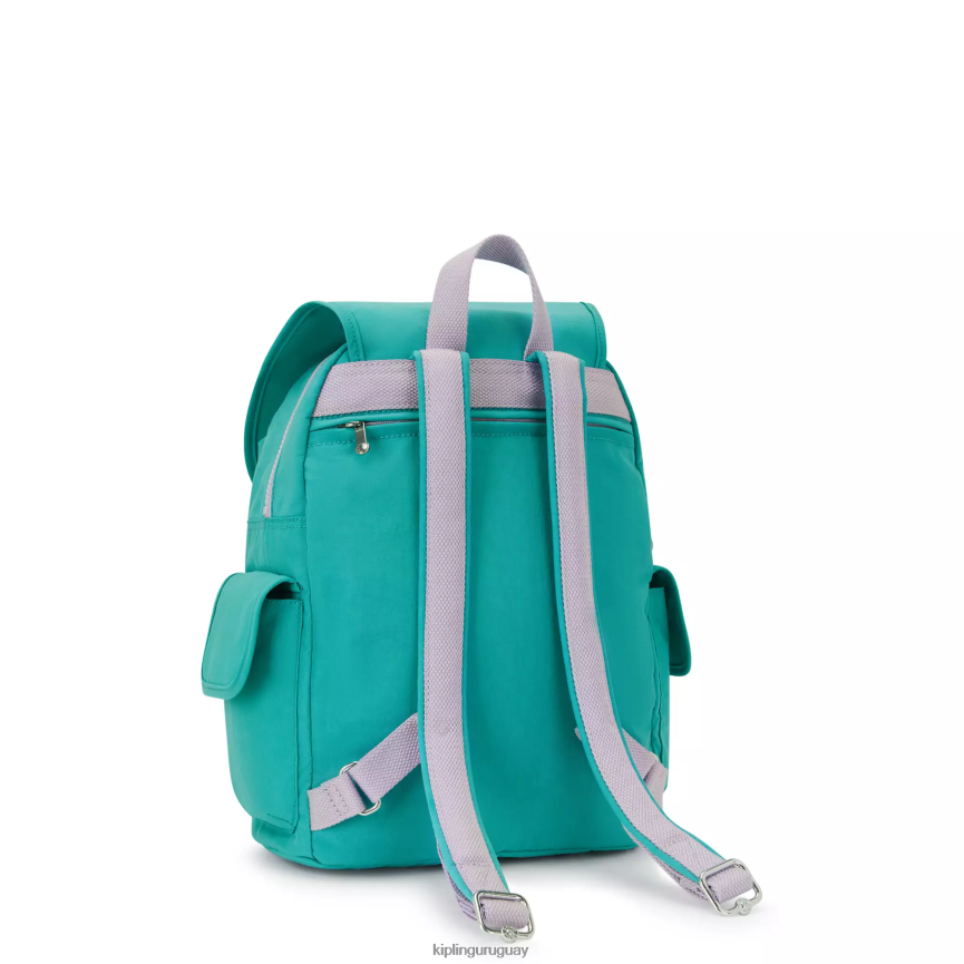Kipling mochila urbana H44NB350 surfista verde mujer mochilas de moda